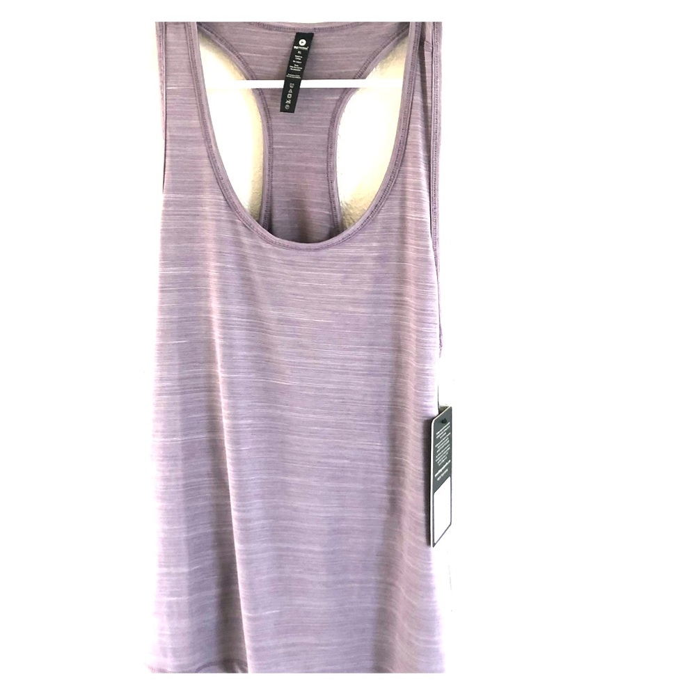 Cute 90degree purple workout tank szXL NWT